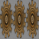 Gears image applied as texture